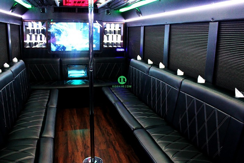 23 Passenger Party Bus Rental Houston