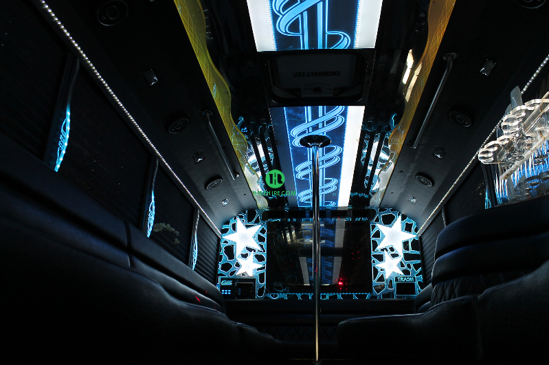 26 Passenger Party Bus Rental Houston