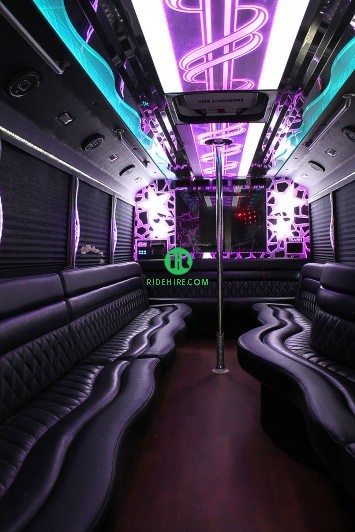 26 Passenger Party Bus Rental Houston