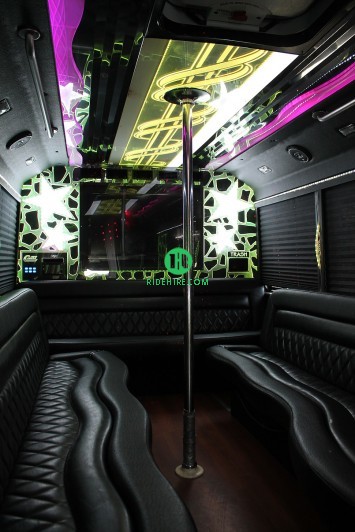 26 Passenger Party Bus Rental Houston